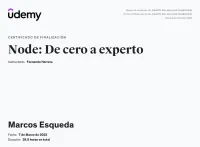 Node.js course certification